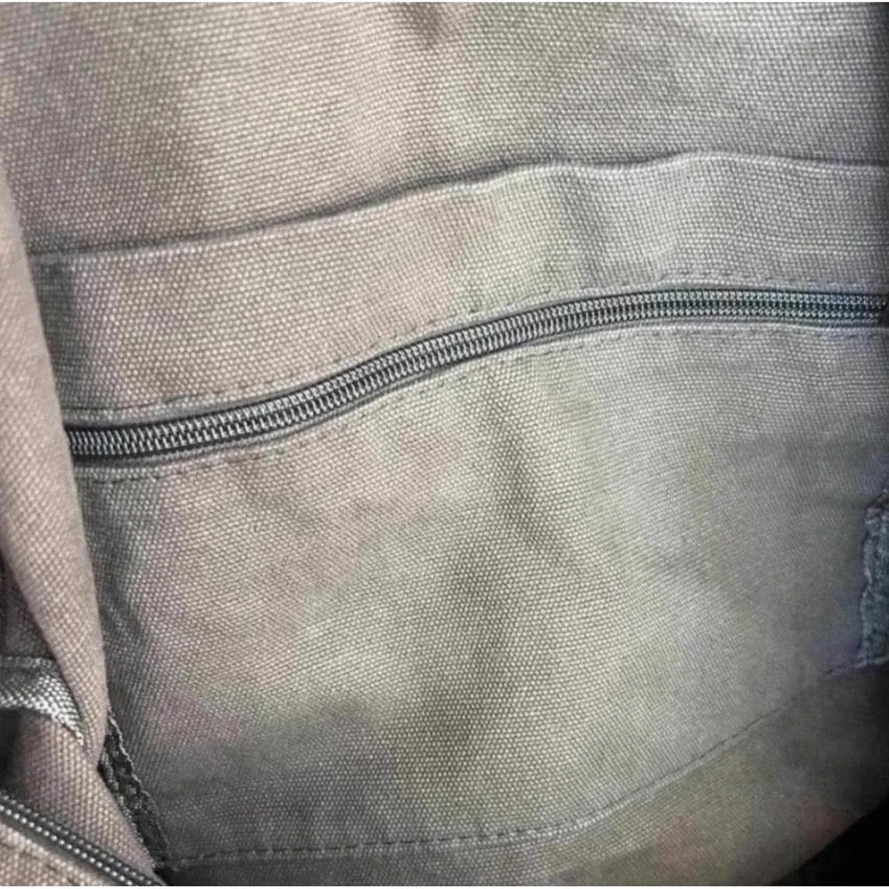 Unisex Large Capacity Green Canvas Crossbody Bag - New